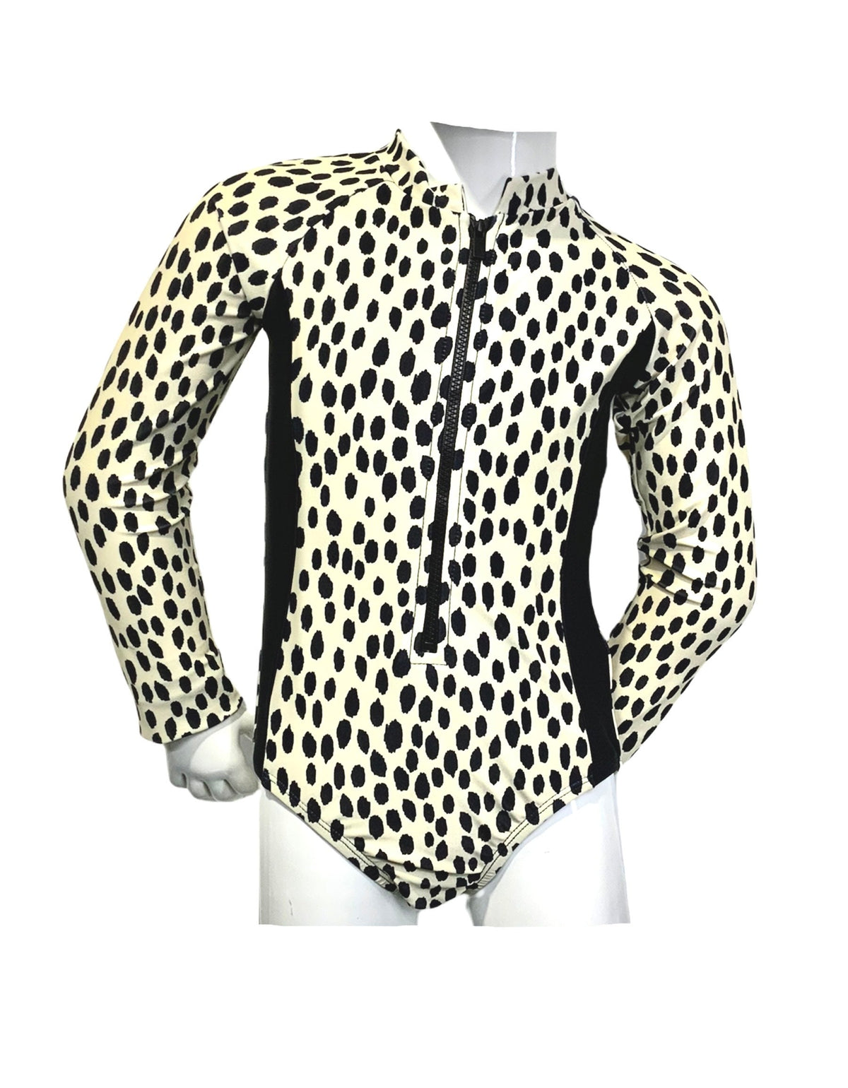 Girl's Long Sleeve One-Piece Rash Guard - Serval