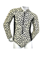 Girl's Long Sleeve One-Piece Rash Guard - Serval