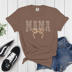 Women's Leopard 'Mama' T-Shirt
