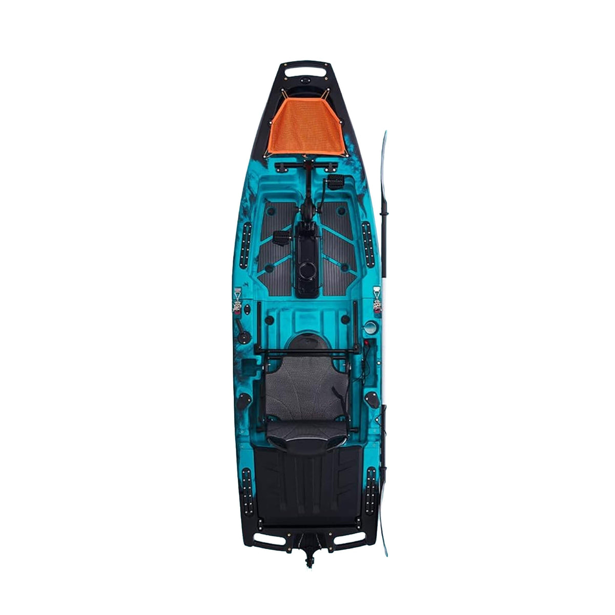 10 Foot Lightweight 1-Person Modular Fishing Kayak with Propeller Drive System (SAK67032)