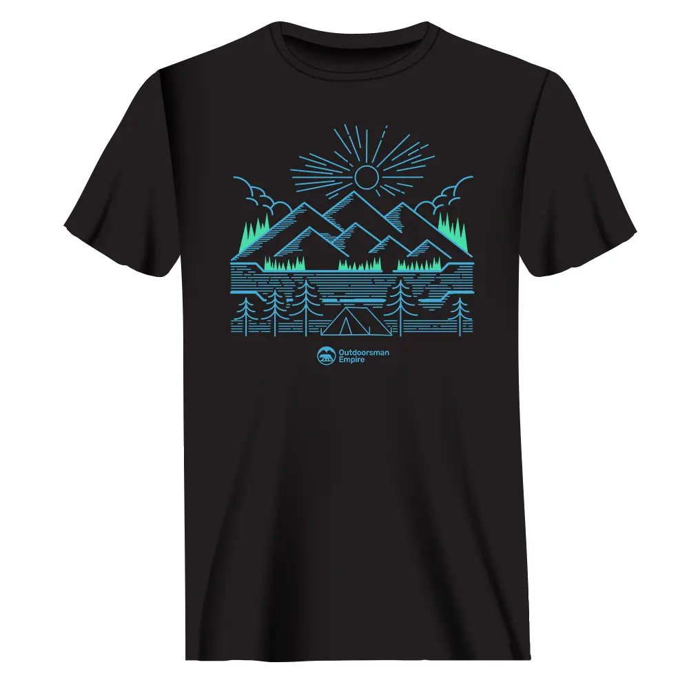 Outdoorzees Unisex Camping Lines T-Shirt