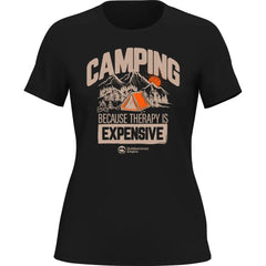 Outdoorzees Women's 'Camping... Is Expensive' T-Shirt