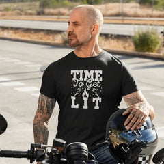 Outdoorzees Unisex 'Time to Get Lit' T-Shirt