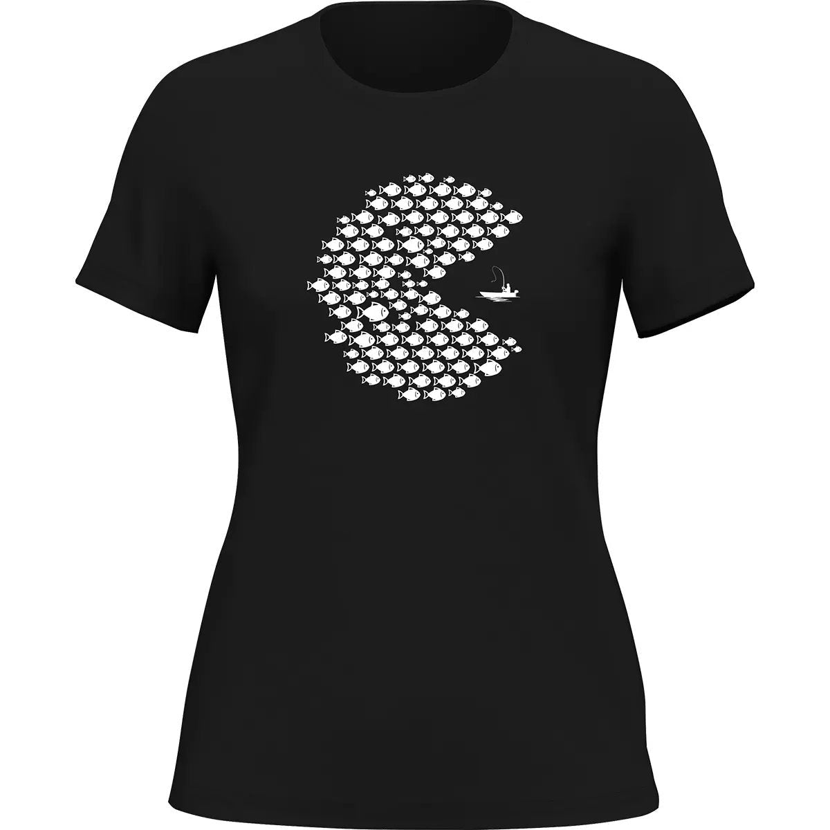 Outdoorzees Women's Fishing Pacman Style T-Shirt