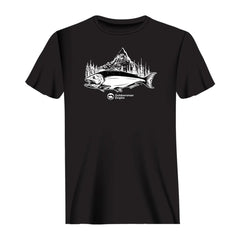 Outdoorzees Unisex Fishing Mountain T-Shirt