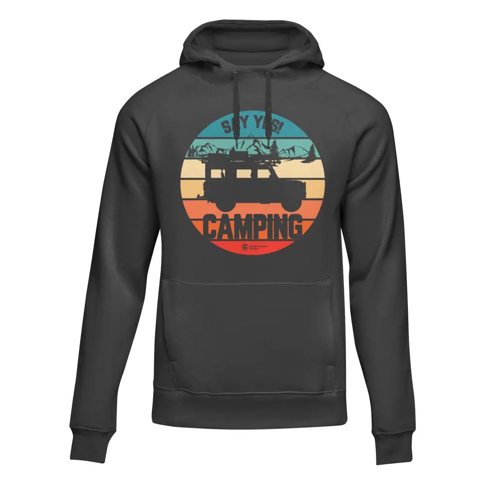 Outdoorzees Unisex Style 70 Camping Fleece Hoodie