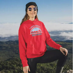 Outdoorzees Women's 'I Love Peeing Outside' Fleece Hoodie