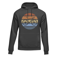 Outdoorzees Unisex Modern Vintage Bicycle Fleece Hoodie