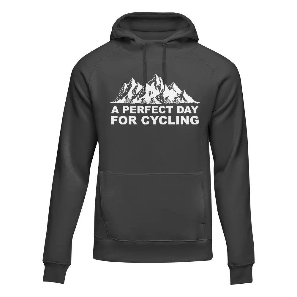 Outdoorzees Unisex 'Perfect Day For Cycling' Fleece Hoodie