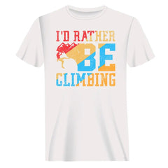 Outdoorzees Unisex 'I'd Rather Be Climbing' T-Shirt