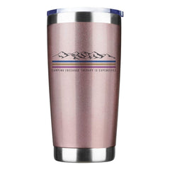 Outdoorzees Camping Lines 20oz Insulated Vacuum Sealed Tumbler
