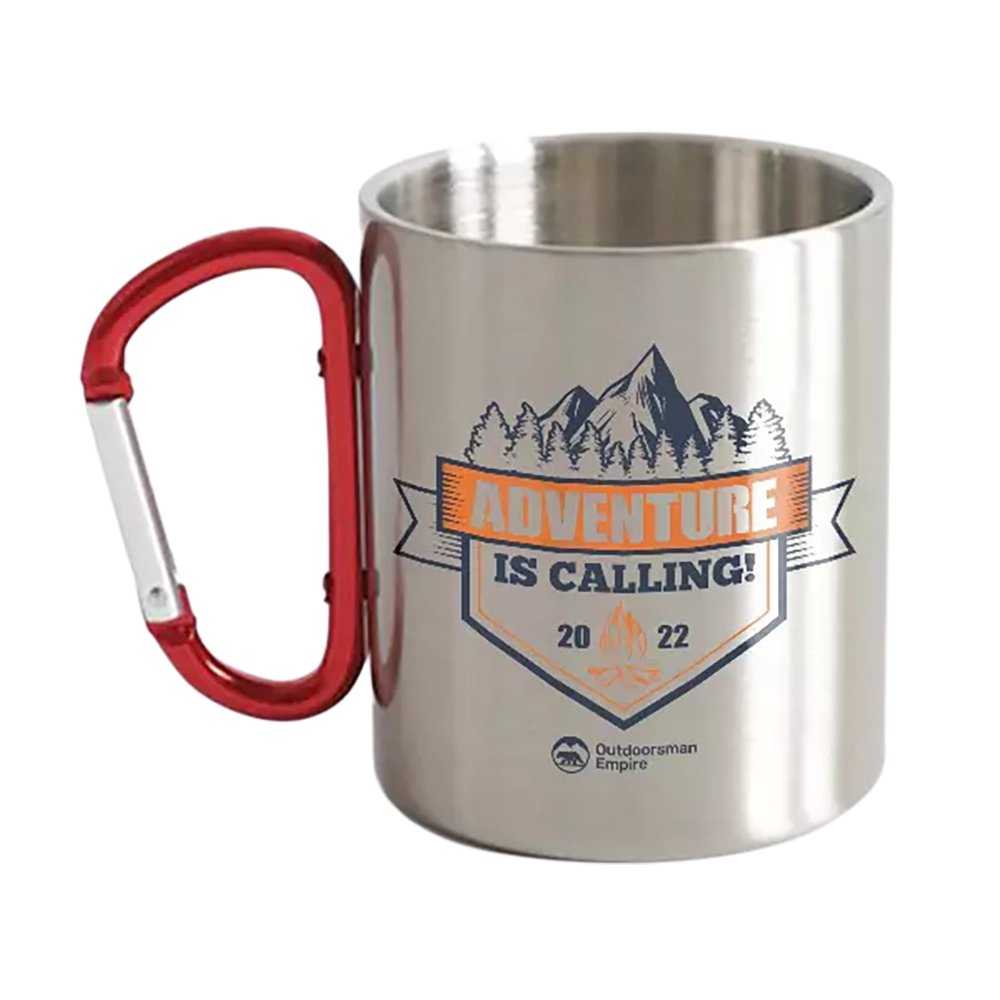 Outdoorzees Adventure Is Calling Carabiner Mug