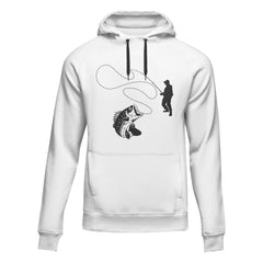 Outdoorzees Unisex Fishing Lines Fleece Hoodie