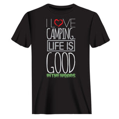 Outdoorzees Unisex 'I Love Camping In The Woods' T-Shirt