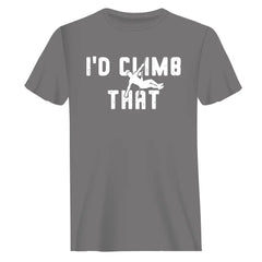Outdoorzees Unisex 'I'd Climb That' T-Shirt