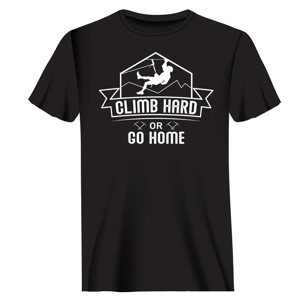 Outdoorzees Unisex 'Climb Hard Or Go Home' T-Shirt