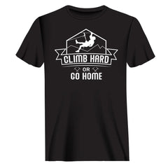 Outdoorzees Unisex 'Climb Hard Or Go Home' T-Shirt