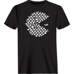 Outdoorzees Unisex Fishing Pacman Style T-Shirt