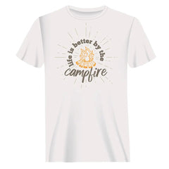Outdoorzees Unisex 'Life Is Better By The Campfire' T-Shirt