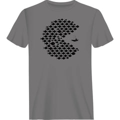 Outdoorzees Unisex Fishing Pacman Style T-Shirt