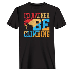 Outdoorzees Unisex 'I'd Rather Be Climbing' T-Shirt
