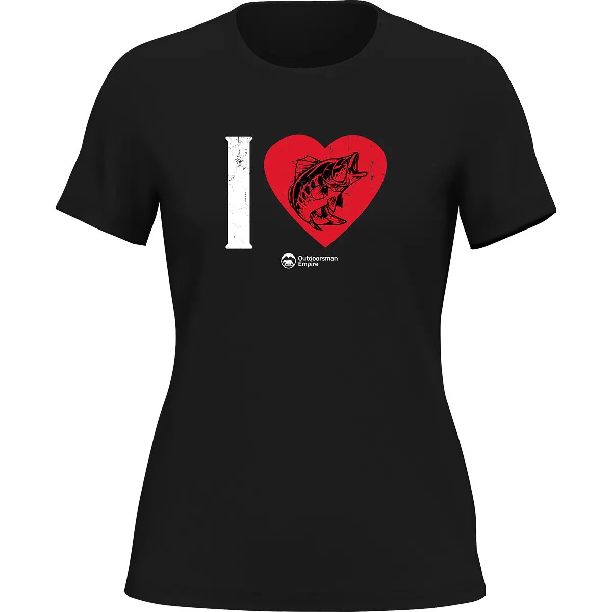 Outdoorzees Women's 'I Love Fishing' T-Shirt