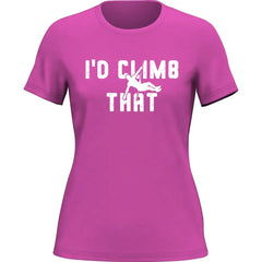 Outdoorzees Women's 'I'd Climb That' T-Shirt