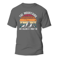 Outdoorzees Unisex 'The Mountains Are Calling' T-Shirt