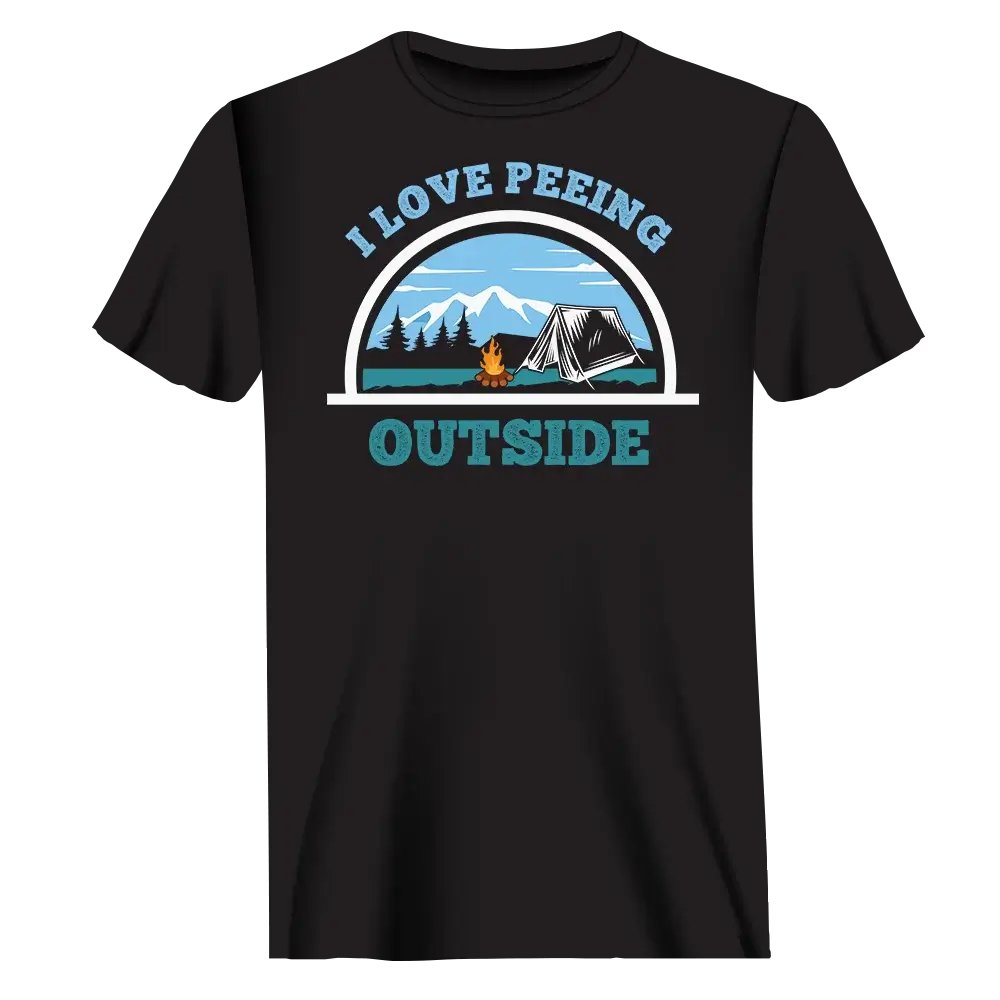 Outdoorzees Unisex 'I Love Peeing Outside' T-Shirt