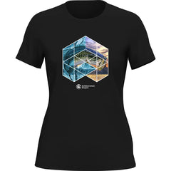 Outdoorzees Women's Fishing Geometry T-Shirt