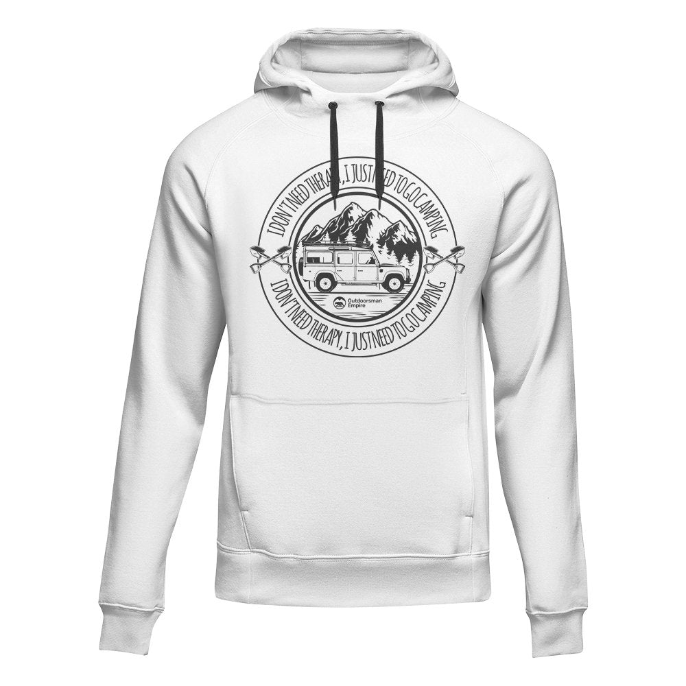Outdoorzees Unisex 'I Don't Need Therapy' Fleece Hoodie