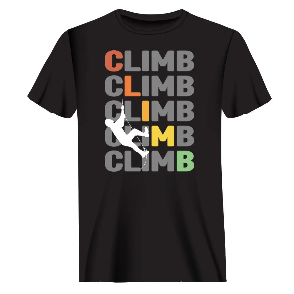Outdoorzees Unisex 'Climbbbbb' T-Shirt