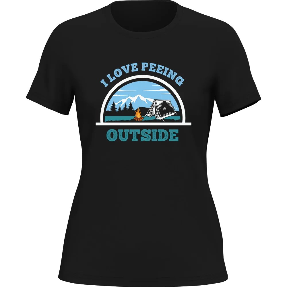 Outdoorzees Women's 'I Love Peeing Outside' T-Shirt