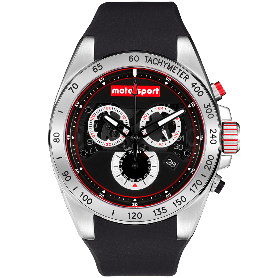 Motorsport Men's Apex - Black Dial/Strap - 100m