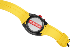 Motorsport Men's Apex - Black Dial, Yellow Strap - 100m