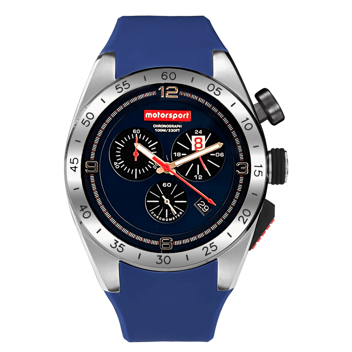 Motorsport Men's HotLap - Blue Dial - 100m