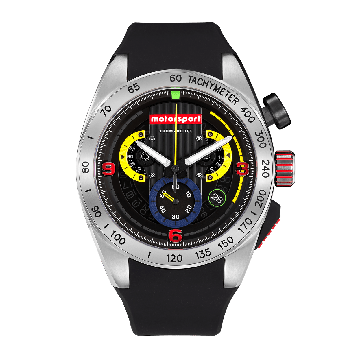 Motorsport Men's Spark - Black/Blue Dial - 100m