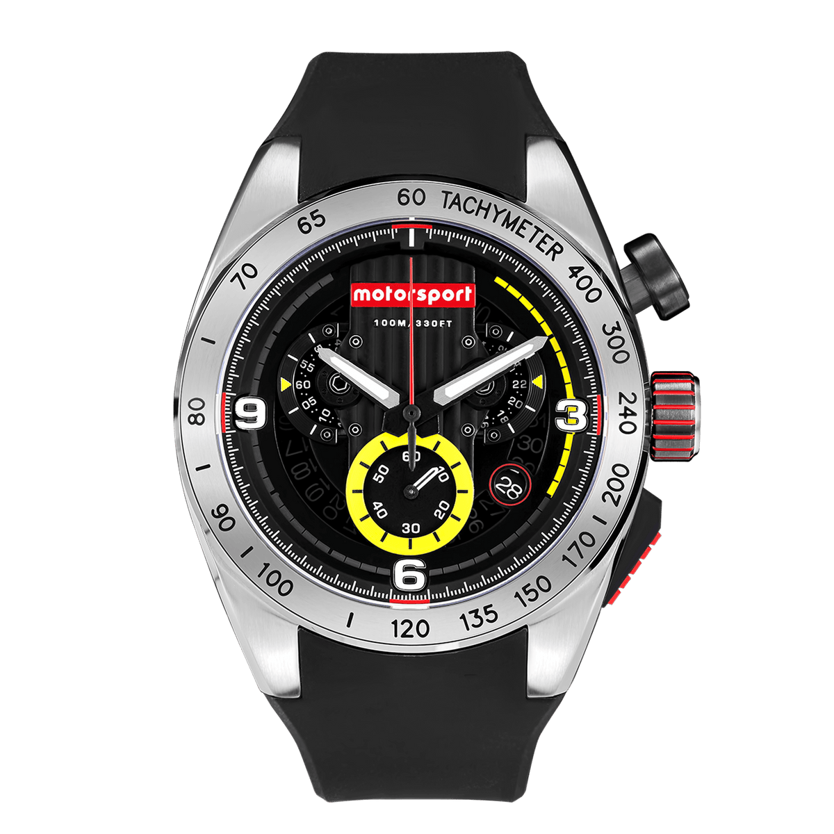 Motorsport Men's Spark - Black/Yellow Dial - 100m
