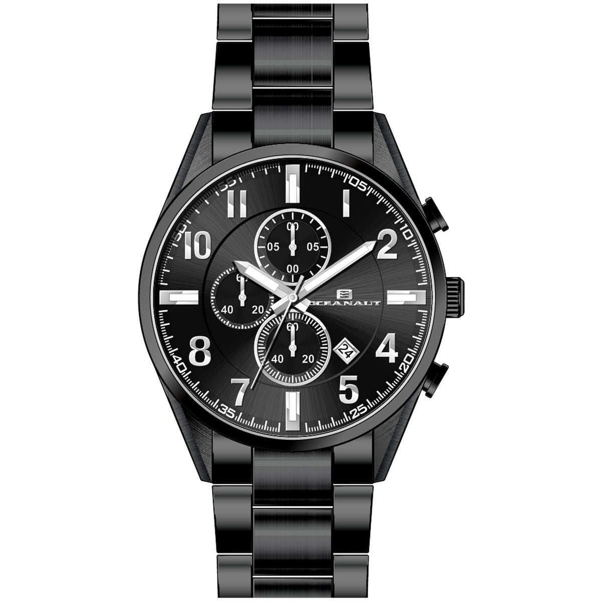 Oceanaut Men's Escapade - Black Dial/Bracelet - 100m