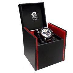 Official Men's Hesketh Racing Swiss Chronograph Watch - White Dial - 10m