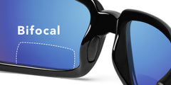 Unisex 'Araya' Polarized Sunglasses with Optional Bifocal/Reader