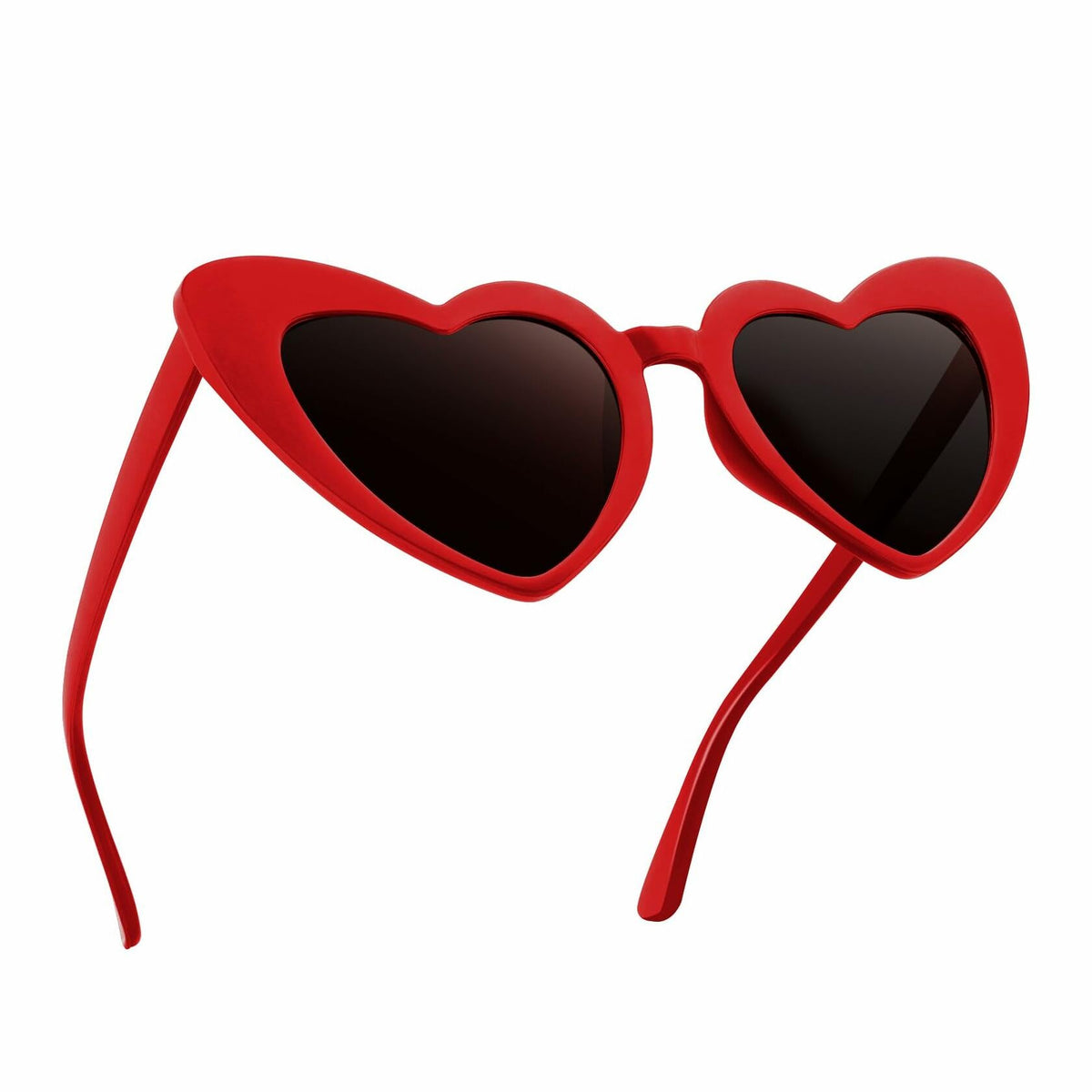 Women's Red Heart Shaped Sunglasses - Bachelorette Party Favor