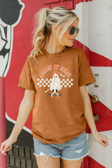 HALLOWEEN Women's 'Creep It Real' Skateboarding Ghost T-Shirt - Size S