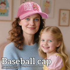 Women's 'Crib Hair Don't Care' Adjustable Cotton Baseball Hat - New Mom Gift