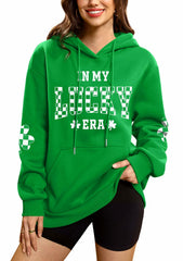 ST PADDY'S Women's 'In My Lucky Era' Oversized Hoodie - Size 2XL