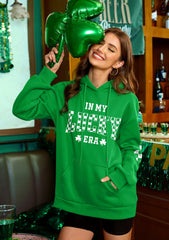 ST PADDY'S Women's 'In My Lucky Era' Oversized Hoodie - Size 2XL