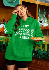 ST PADDY'S Women's 'In My Lucky Era' Oversized Hoodie - Size 2XL