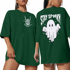 HALLOWEEN Women's 'Stay Spooky' Oversized T-Shirt - Size L