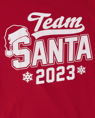 CHRISTMAS Unisex Adult's 'Team Santa 2023' Long Sleeve T-shirt - Size 3XL