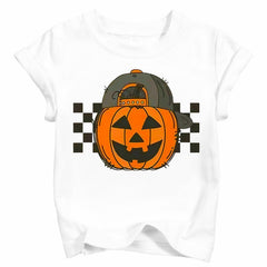 AUTUMN Boy's YWAGK Pumpkin T-Shirt - Size 7-8 Years